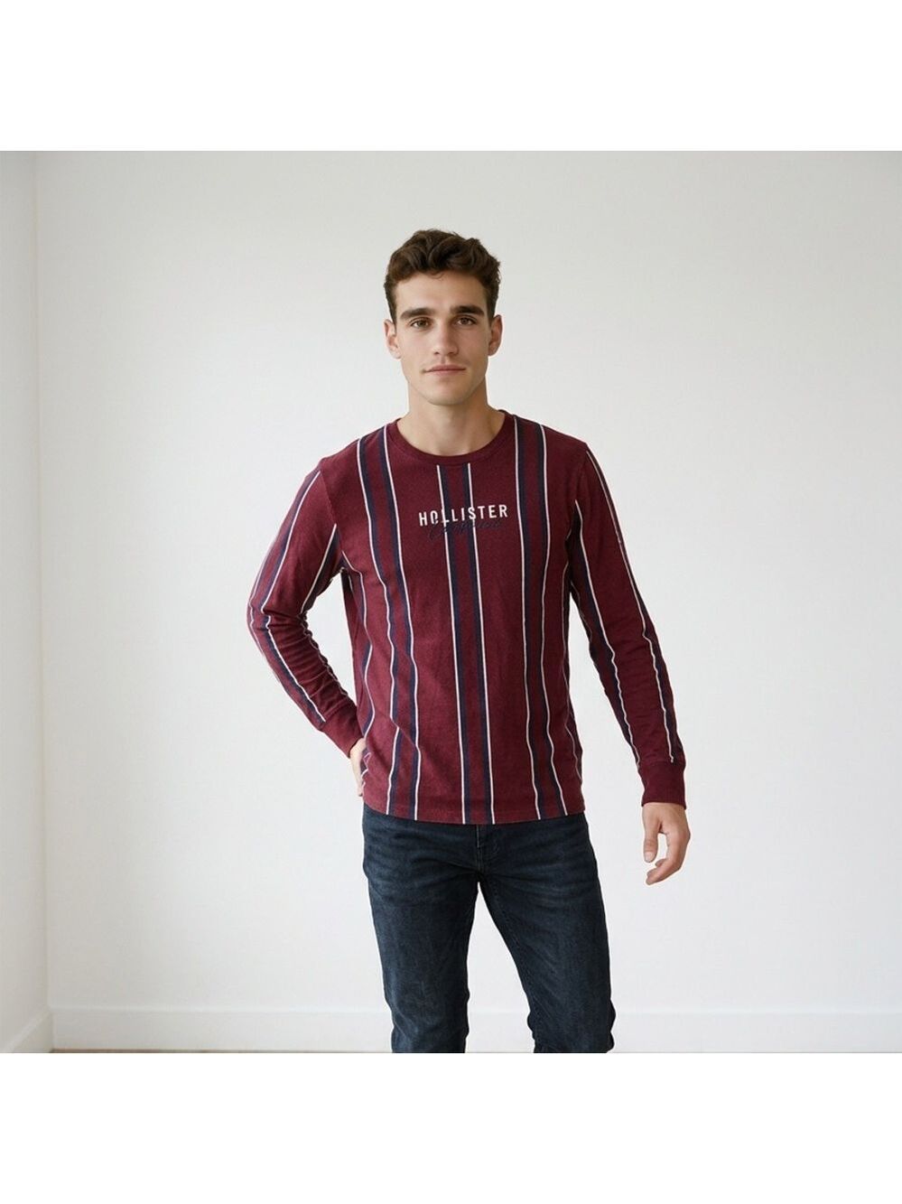 Hollister long sleeve top large